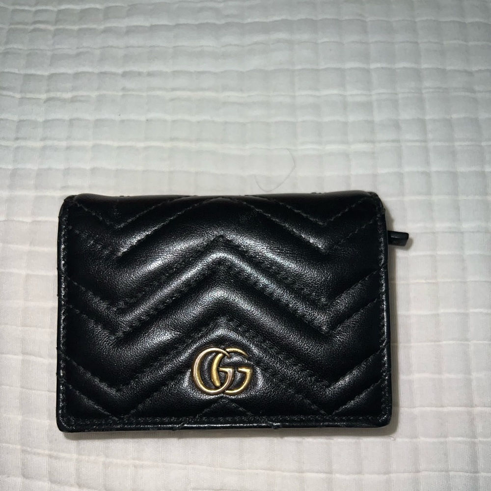 GG Marmont Card Case Wallet